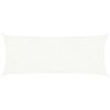 vidaXL Voile d'ombrage 160 g/m&sup2; Blanc 2x4,5 m PEHD