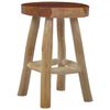 vidaXL Tabouret Marron Bois de teck