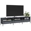 vidaXL Meuble TV anthracite 202x39x43,5 cm acier laminé à froid