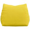 vidaXL Coussin de Dos Jaune clair 45 x 20 x 35 cm tissu