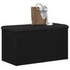 vidaXL Banc de rangement Ch&ecirc;ne noir 82 x 42 x 45 cm Bois d'ing&eacute;nierie
