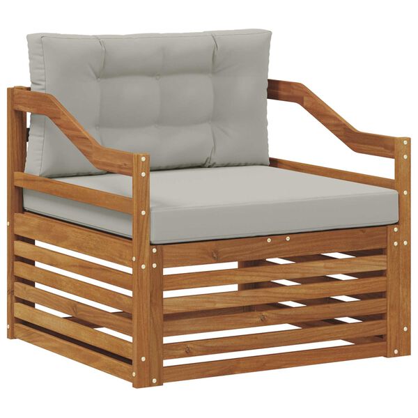 vidaXL Ensemble de canap&eacute;s d'ext&eacute;rieur Bois d'Acacia Massif Naturel