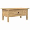 vidaXL Table basse avec tiroir BODO Marron miel 100 x 55 x 45,8 cm