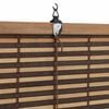 vidaXL Store enrouleur avec des rideaux Marron 120 x 220 cm Bambou