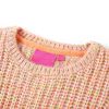 Pull-over tricoté pour enfants rose doux 92