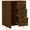 vidaXL Buffet ch&ecirc;ne marron 69,5x34x90 cm bois d'ing&eacute;nierie