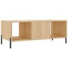 vidaXL Table basse chêne sonoma 102x50x40 cm bois d'ingénierie