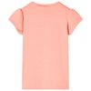 T-shirt pour enfants corail n&eacute;on 92