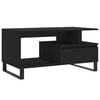 vidaXL Table basse Noir 90x49x45 cm Bois d'ing&eacute;nierie