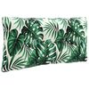 vidaXL Coussin de dos PUTTEN 100 % polyester Motif feuilles