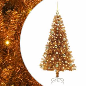 vidaXL Sapin de No&euml;l Dor&eacute; 150 cm PET