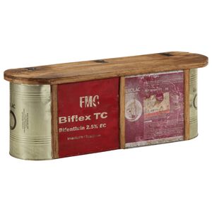 vidaXL Banc de rangement/buffet 120x30x40 cm bois de r&eacute;cup&eacute;ration