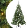 vidaXL Sapin de No&euml;l artificiel avec 300 LED Vert 180 cm PE et PVC