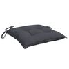 vidaXL Coussins de chaise lot de 2 anthracite 50x50x7 cm tissu oxford