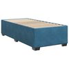 vidaXL Cadre de lit sans matelas bleu 90x190 cm velours