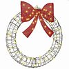 vidaXL Couronne Blanc chaud 75 x 75 x 8 cm Rotin 60 LED