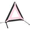vidaXL Triangles de signalisation routi&egrave;re 4pcs Rouge 56,5x36,5x44,5cm