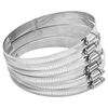 vidaXL Colliers de serrage 6 pcs 91-110 mm acier inoxydable 304