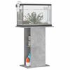 vidaXL Support d'aquarium en béton gris 60,5 x 36 x 72,5 cm Bois d'ingénierie