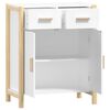 vidaXL Buffet Blanc 62x38x75 cm Bois d'ingénierie