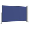 vidaXL Auvent lat&eacute;ral r&eacute;tractable de patio 140 x 300 cm Bleu