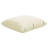 vidaXL Coussins de canapé lot de 4 crème 40x40 cm tissu