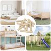 vidaXL Chevilles en bois 12000 pcs Marron Bois massif