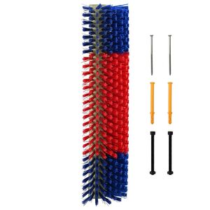 vidaXL Brosses pour le bétail Rouge et bleu 20 x 9 x 50 cm