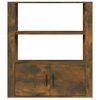 vidaXL Buffet Ch&ecirc;ne fum&eacute; 80x30x90 cm Bois d'ing&eacute;nierie