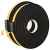 vidaXL Ruban adh&eacute;sif en mousse 2 pcs Noir 20mm x 5m Mousse CR