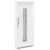 vidaXL Porte Frontale Blanc 88 x 200 cm PVC