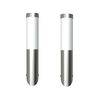vidaXL Applique murale d'ext&eacute;rieur 2 pcs Acier inoxydable