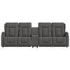 vidaXL Fauteuil de massage inclinable avec porte-gobelets 4 places