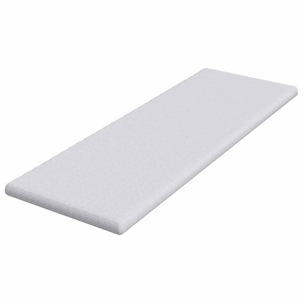 vidaXL Surmatelas Blanc 80 x 200 cm Tissu Jacquard