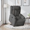 vidaXL Fauteuil inclinable &eacute;lectrique gris fonc&eacute; tissu