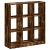 vidaXL Biblioth&egrave;que ch&ecirc;ne fum&eacute; 102x32x108 cm bois d'ing&eacute;nierie