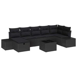vidaXL Ensemble de Canap&eacute;s avec coussin 8 pcs polyrotin