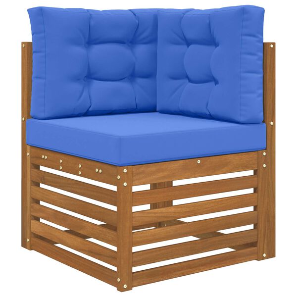 vidaXL Coussin de canap&eacute; d'ext&eacute;rieur 3 pcs Turquoise Polyester