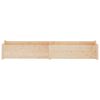 vidaXL Jardinières d'extérieur 2 pcs 200x31x31 cm bois de pin massif