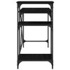 vidaXL Bureau Ch&ecirc;ne noir 135 x 50 x 90 cm Bois d'ing&eacute;nierie