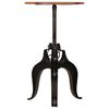vidaXL Table de bar Bois de r&eacute;cup&eacute;ration massif 60x(76-110) cm