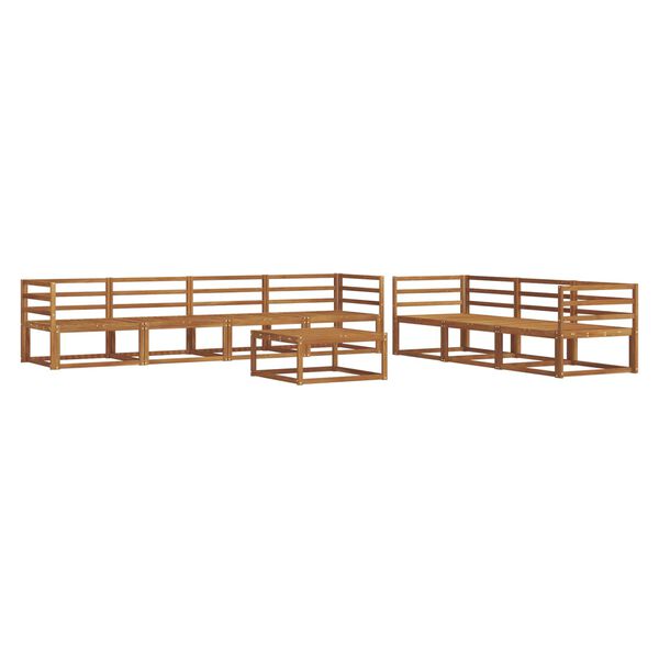vidaXL Ensemble de canap&eacute;s d'ext&eacute;rieur 8 pcs Naturel