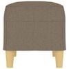 vidaXL Banc Taupe 70x35x41 cm Tissu