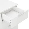 vidaXL Buffet Blanc brillant 107x35x80,5 cm
