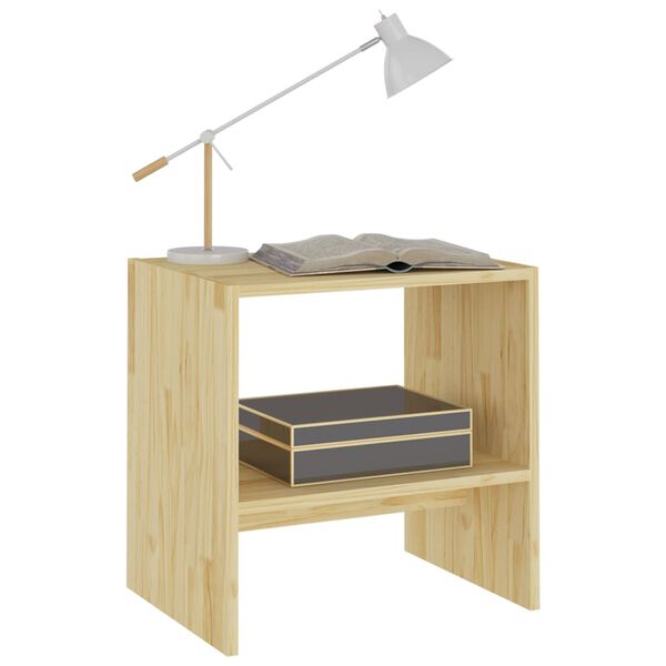 vidaXL Table de chevet 40x30,5x40 cm bois de pin massif
