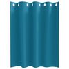vidaXL Rideaux occultants avec anneaux 2 pcs Turquoise 140 x 140 cm