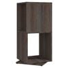 vidaXL Armoire rotative Gris ch&ecirc;ne 34,5x34,5x75,5 cm bois d'ing&eacute;nierie