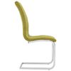 vidaXL Chaises &agrave; manger cantilever lot de 6 vert tissu