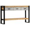 vidaXL Table console 130x30x76 cm Bois de manguier massif
