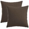 vidaXL Coussin avec oreiller HEERLEN 2 pc Taupe Tissu